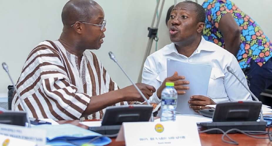 Minority stages walk out at vetting of Supreme Court nominee Paul Baffoe-Bonnie