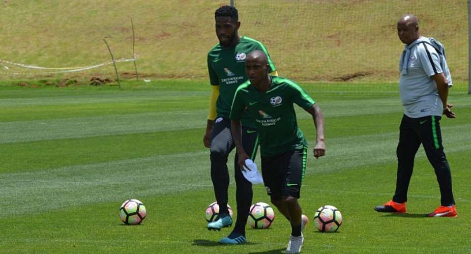 2021 AFCON Qualifiers: South Africa Hold Final Training In Johannesburg VIDEO+PHOTOS