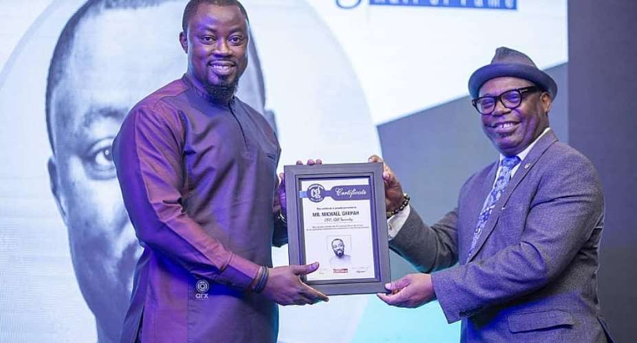 Managing Director of G4S Security Services, Mr. Michael Gyapah Inducted Into Ghana Corporate Hall Of Fame