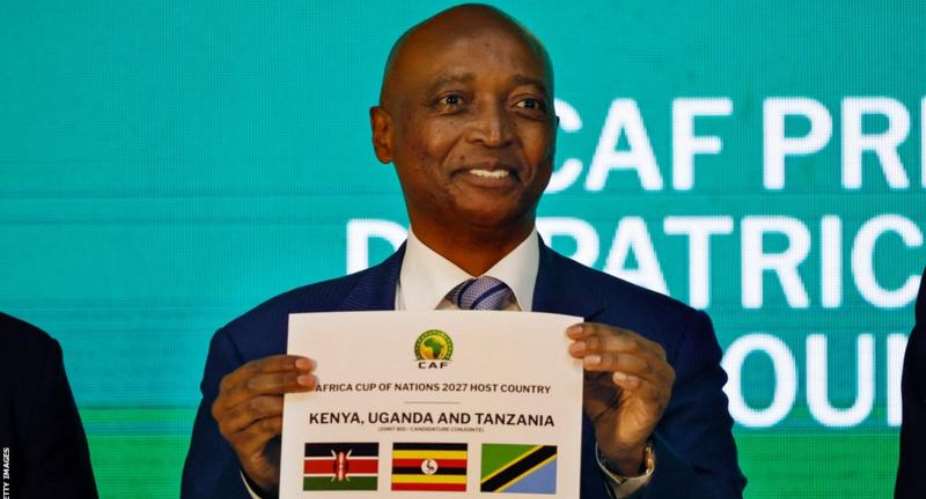 Patrice Motsepe, president of the Confederation of African Football, announced the host countries for the 2027 Africa Cup of Nations on 27 September