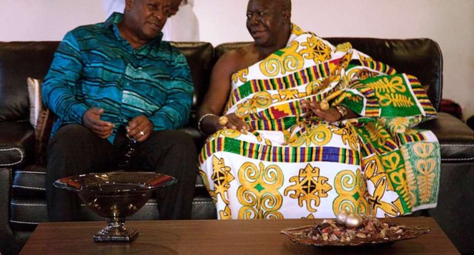 Mahama copies Asantehene in withdrawal letter over bungalow