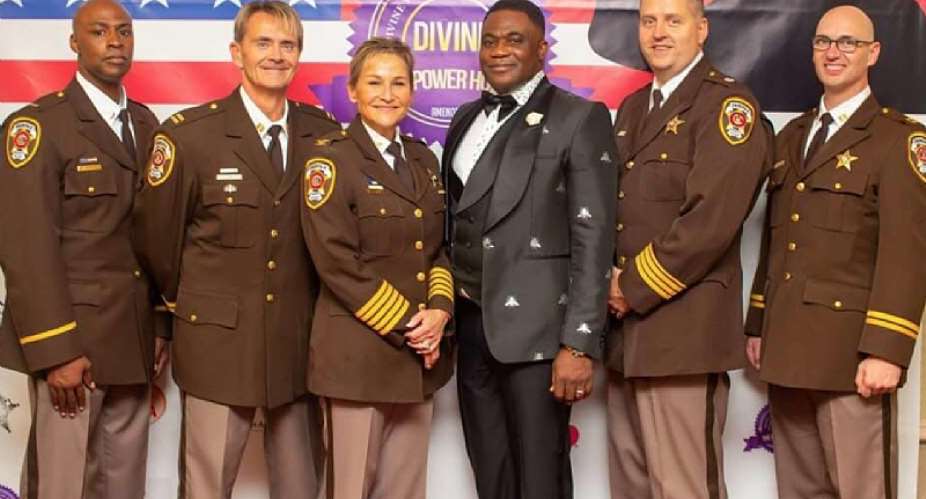 Bishop Adonteng Boatengs Faithful Servants Awards Honours US Police