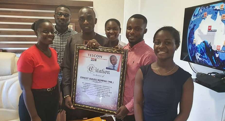 TESCON Honours Owusu Bempah For Youth Empowerment