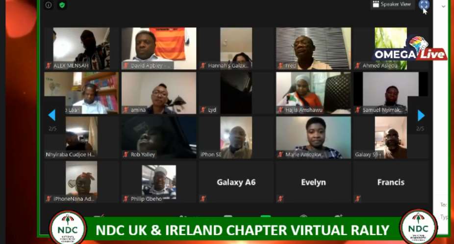 NDC UK And Ireland Chapter Hold Rally To Swear In Campaign Committee