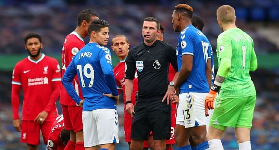 Referee Michael Oliver admits mistake over Jordan Pickford tackle on Van Dijk