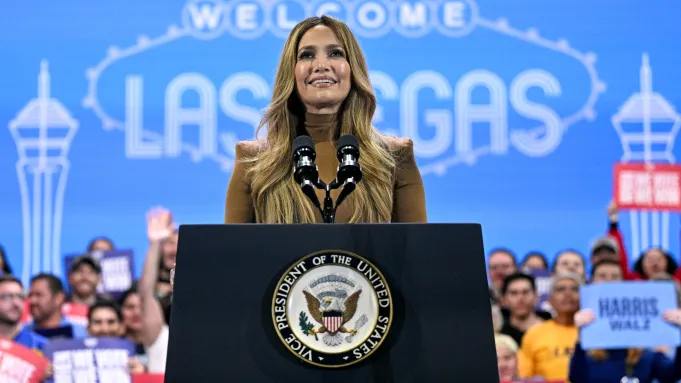 Jennifer Lopez defends Puerto Ricans at Kamala Harris rally in New York