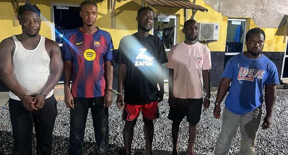 Nsawam Police Arrest Five Suspected Kidnappers; Two Victims Rescued Unharmed