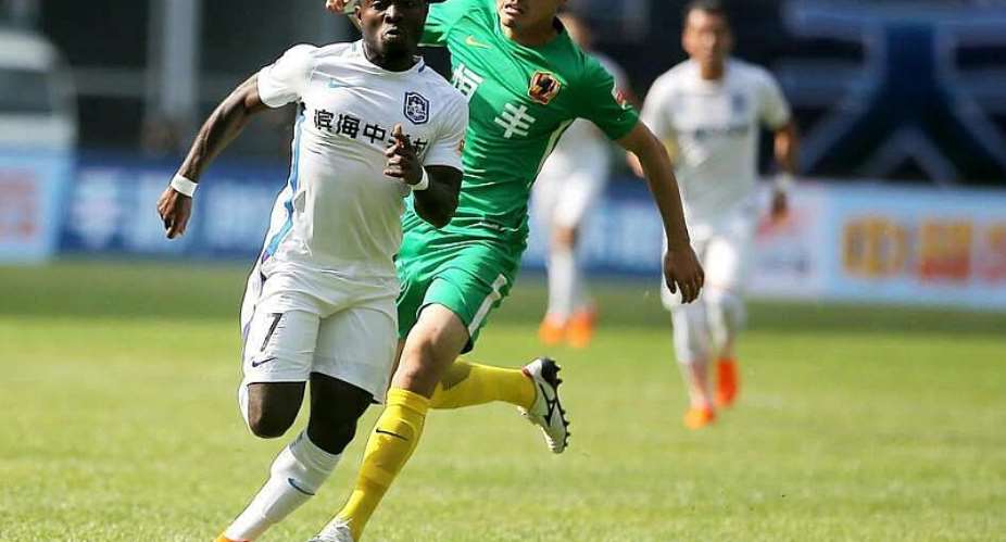 Frank Acheampong's Tianjin TEDA Survive Chinese Super League Demotion With Better Head-To-Head Record