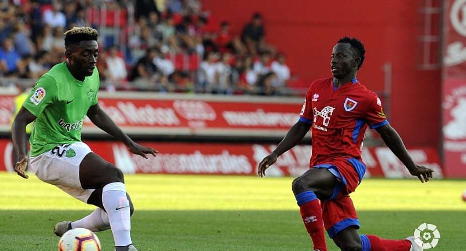 Yaw Yeboah Sent Off As CD Numancia Hold Granada CF In Spanish Segunda Division