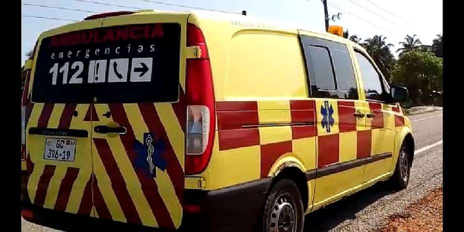 Freddie Blay Donates Ambulance To Eikwe St. Martin de Porres Hospital