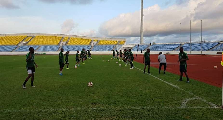 PICTURES: South Africa Train At Cape Coast Stadium Ahead Of Ghana Meeting