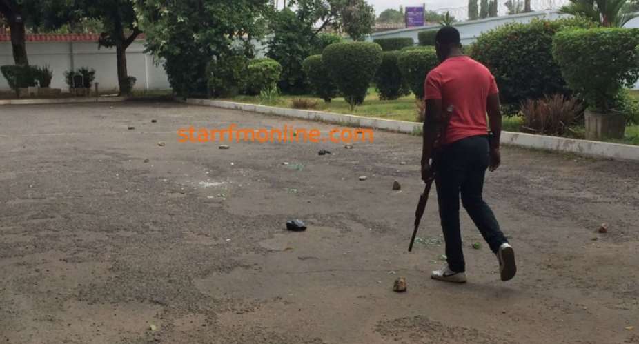 Gun Shots At Nana Addos Nima Residence: NPP, NDC Supporters Clash