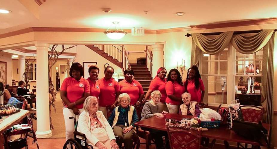 NPP-USA Patriotic Ladies Club Supports A Nursing Home In The US