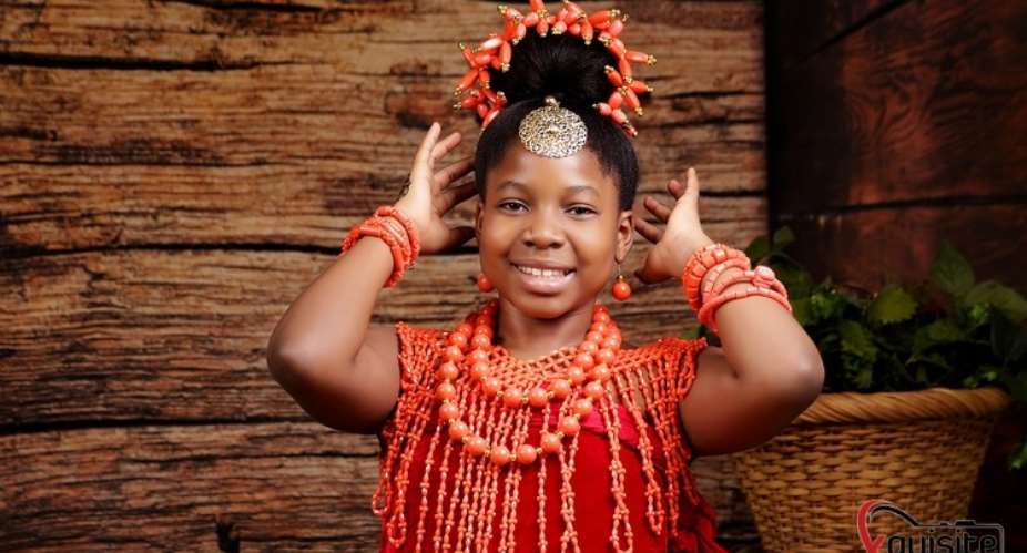 10 years old Michelle Olamide Oduoye has emerged Winner of the little most beautiful model in Africa 2020