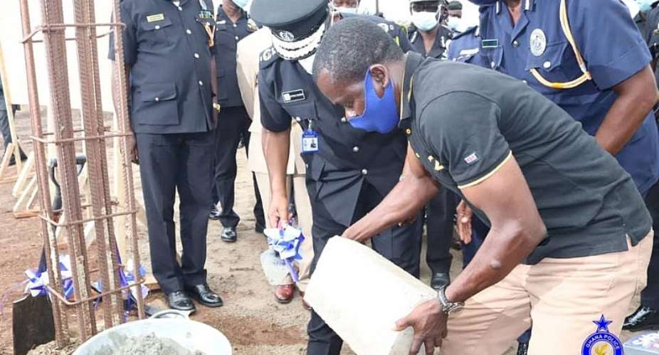 IGP Lays Foundation Stone For New Police Hospital In Kumasi