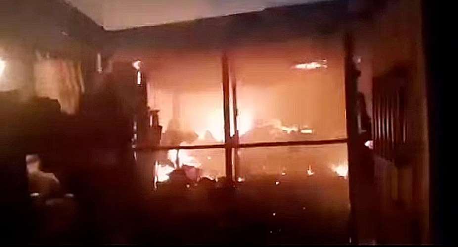 GNFS contain late-night fire at Mallam Atta Market in Accra