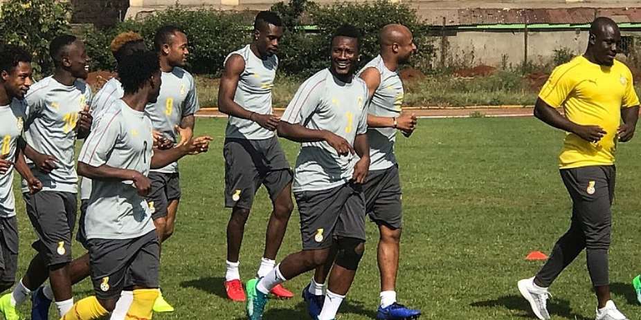 2019 AFCON Qualifiers: Black Stars Kick Off Training In Kenya Ahead Of Ethiopia Clash