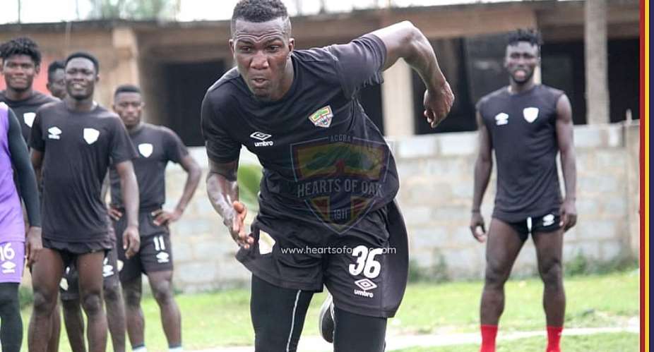 Hearts of Oak's Abednego Tetteh is currently in isolation after testing positive for Covid-19