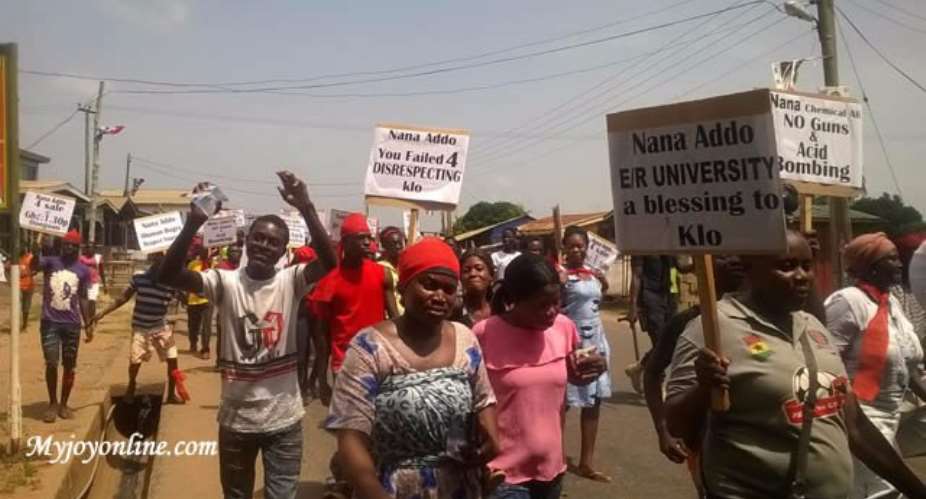 Demo against Akufo-Addo over Agya Koo's comment in a movie