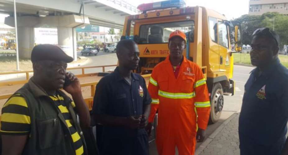 Road Safety Management Services deploys tow trucks at Circle interchange