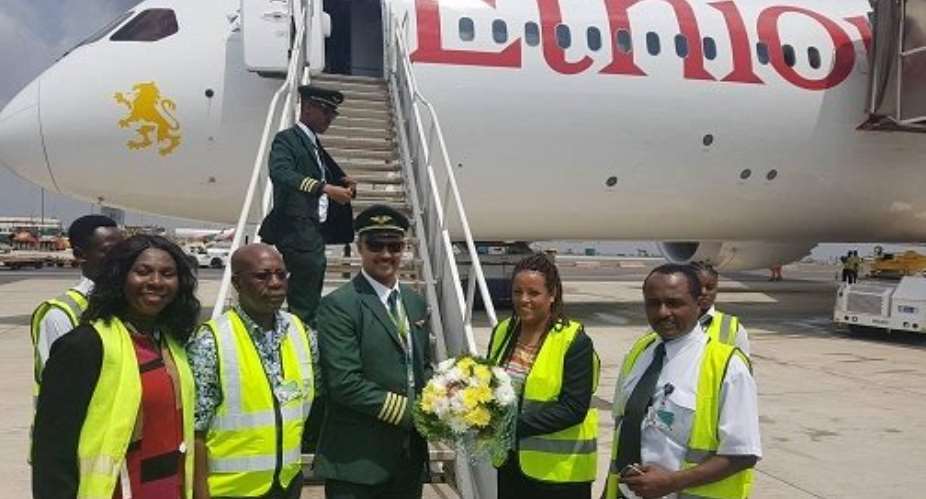 Ethiopian Airlines' B787-9 Lands 235 Passengers In Accra