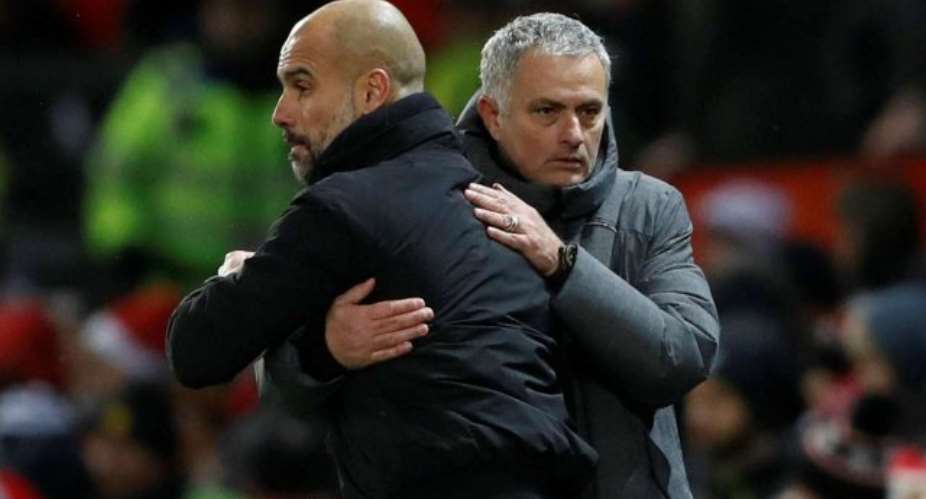 Pep defeated Mourinho 3-1 in the last meeting in Manchester derby