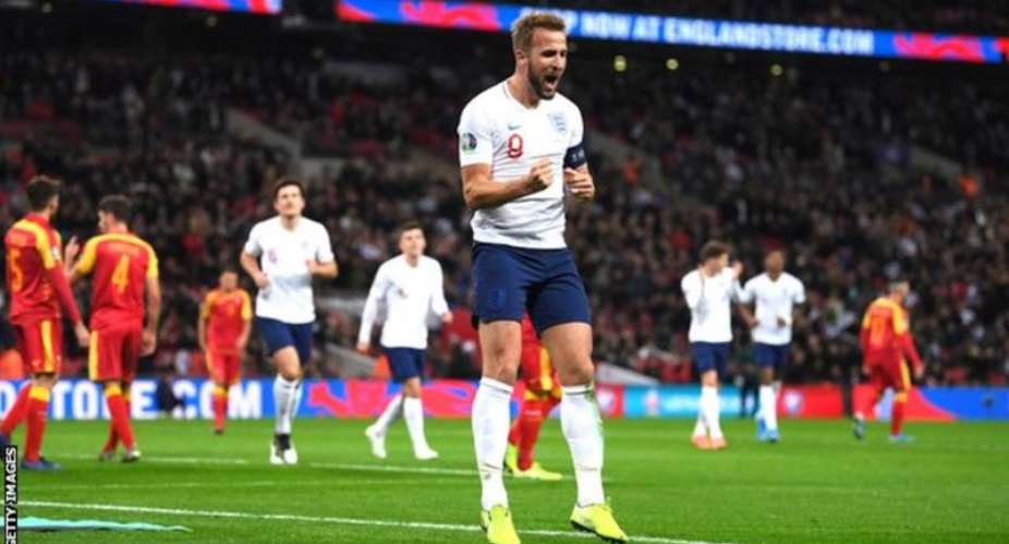 Euro 2020 Qualifiers: England Smash Seven Past Montenegro +HIGHLIGHTS