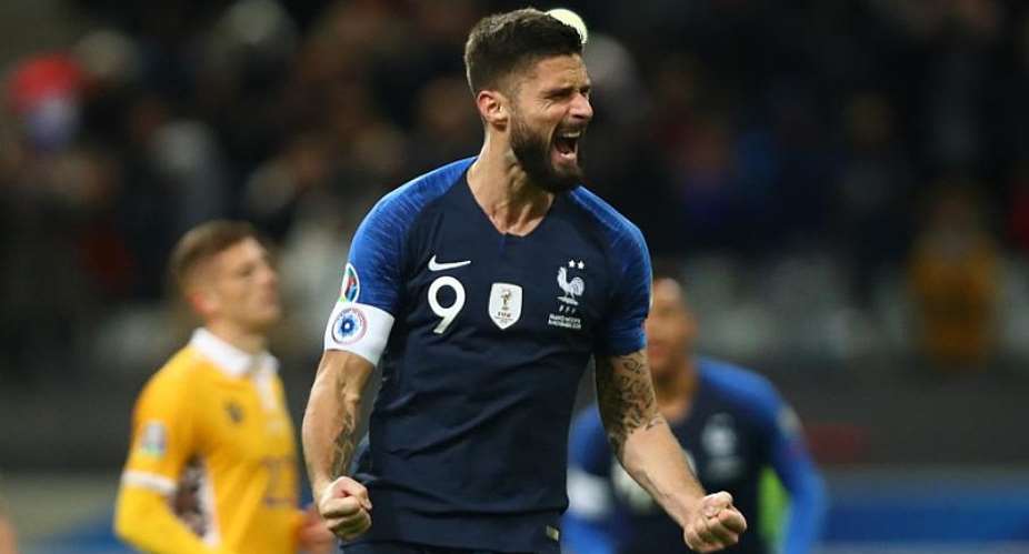 Euro 2020 Qualifiers: Giroud Penalty Lifts France Past Brave Moldova +HIGHLIGHTS