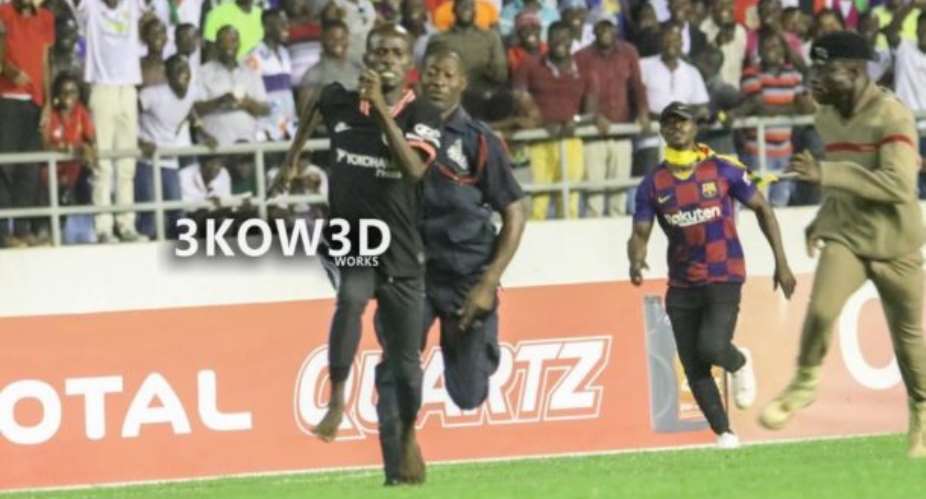 2021 AFCON Qualifiers: Cape Coast Pitch Invader To Be Prosecuted