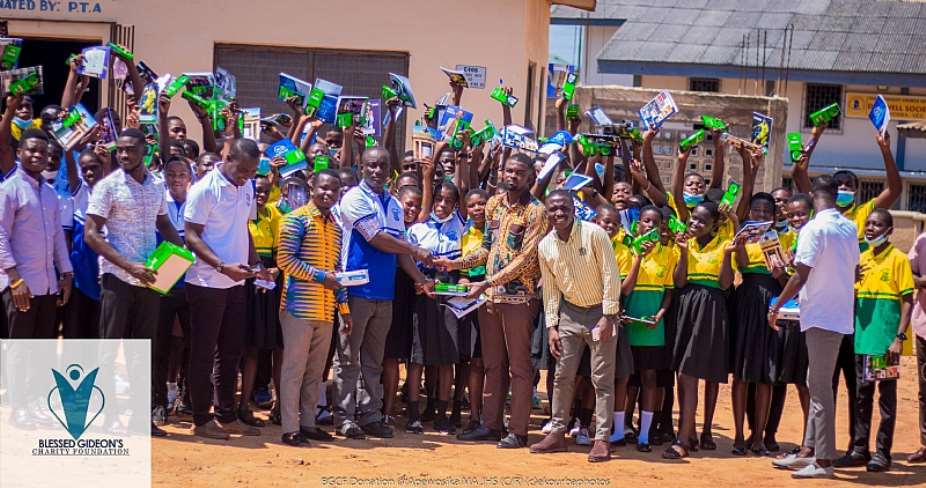 Blessed Gideons Charity Foundation embarked on outreach program to Apewosika MA JHS