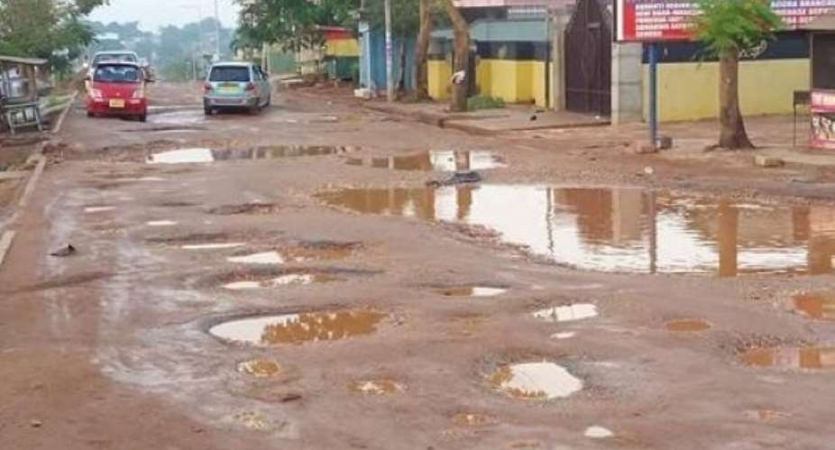 Ashongman: We’re taking our own initiative to fix the bad roads – Residents