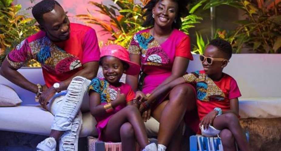Okyeame Kwame Shares Adorable Snapshot with Family