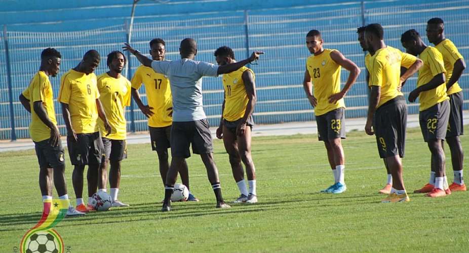 2021 AFCON Qualifiers: Black Stars Hold First Training Session In Sudan Ahead Of Tomorrows Game
