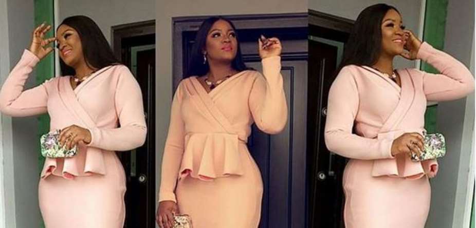Actress, Omotola Jalade Looks stunning in outfit