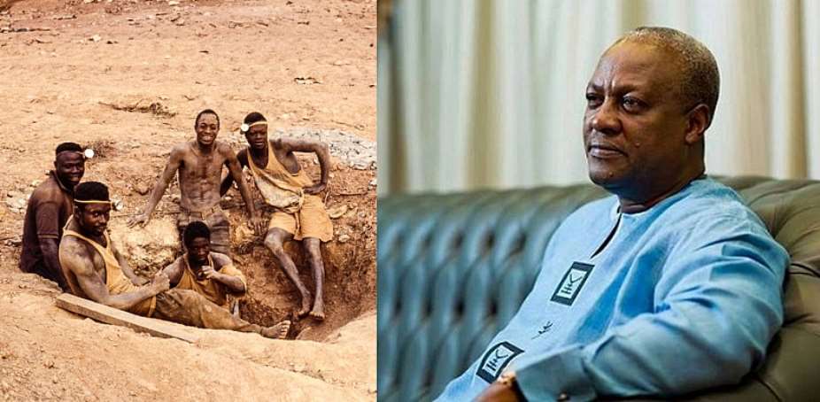 On the Run: Mahama Is Only the Pope of Galamsey
