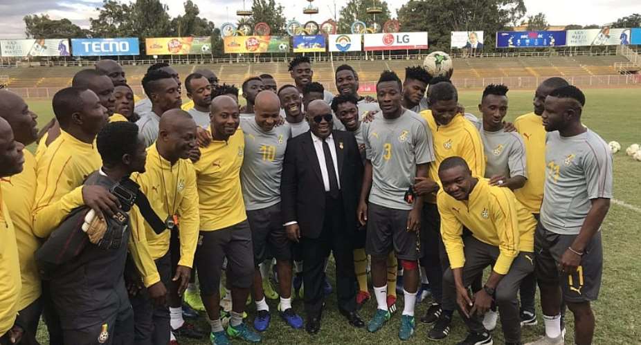 2019 AFCON Qualifiers: 'Repeat 5-0 Thrashing Of Ethiopia Again' - Prez. Akuffo Addo Urges Black Stars Players