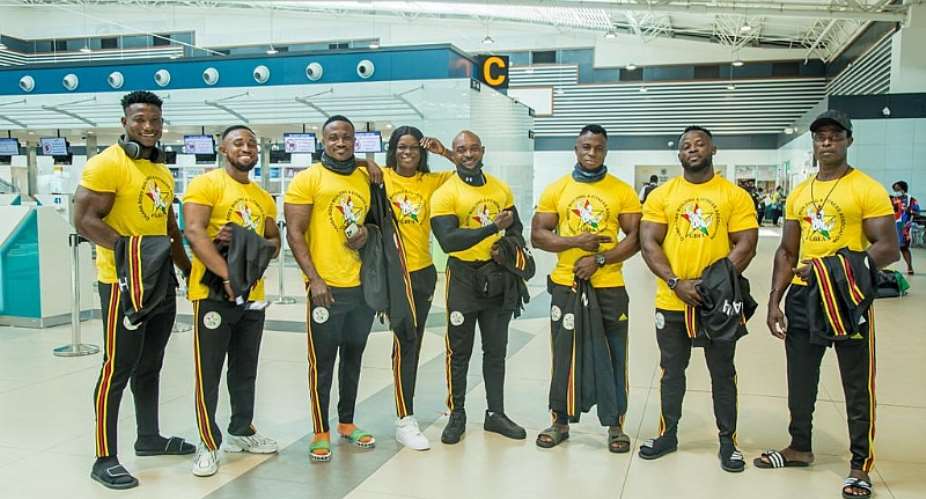 Ghana Bodybuilders, Executives Leave For Arnold Classic In South Africa