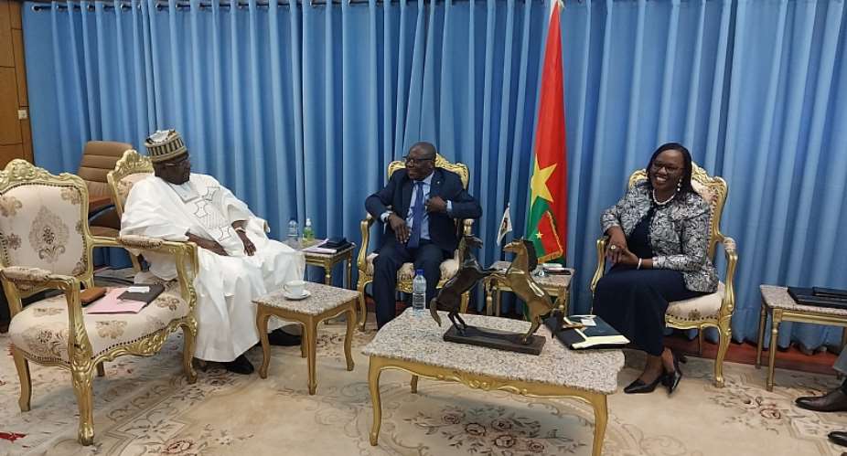 ECOWAS Resident Rep, Amb. CPAPS and Minister of Foreign Affairs