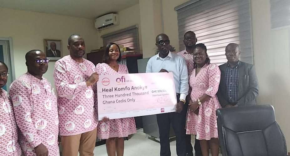 OFI Ghana donates GHS300,000 to Otumfuo's 'ailing' Komfo Anokye project