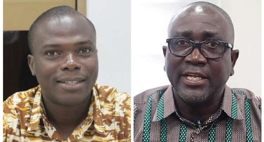 Sulemana Braimah, Executive Director of the Media Foundation for West Africaleft and George Sarpong, Executive Secretary of the National Media Commission