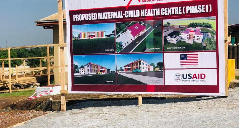 Hopexchange Medical Center cuts sod for construction of Maternal Health Unit at Santasi-Apire