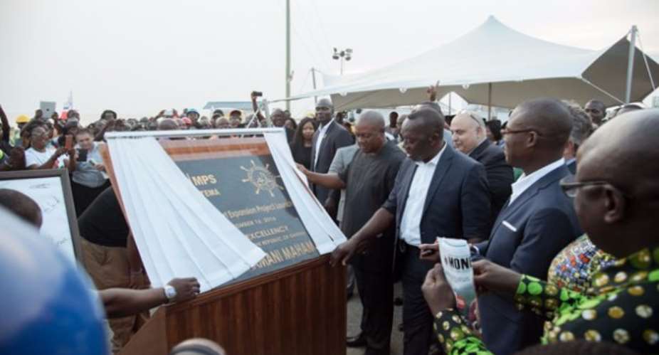 Mahama launches Tema Port expansion project