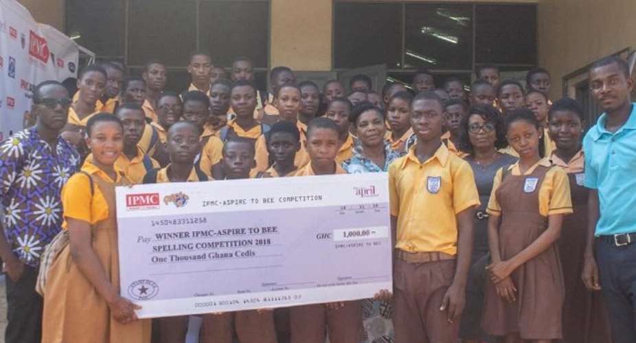 Pantang Hospital JHS pupil wins Aspire to Bee spelling competition