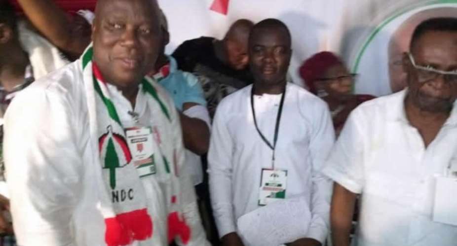 Ade Coker L was retained as Greater Accra Regional Chairman of NDC in recent poll