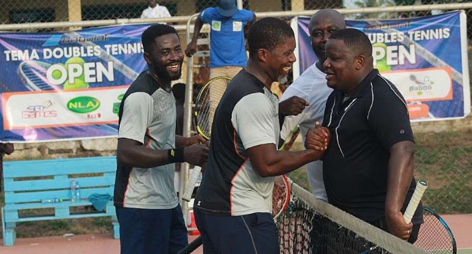 Okang And Akotuah Stun Lamptey, Bortey To Reach Babolat Doubles Final