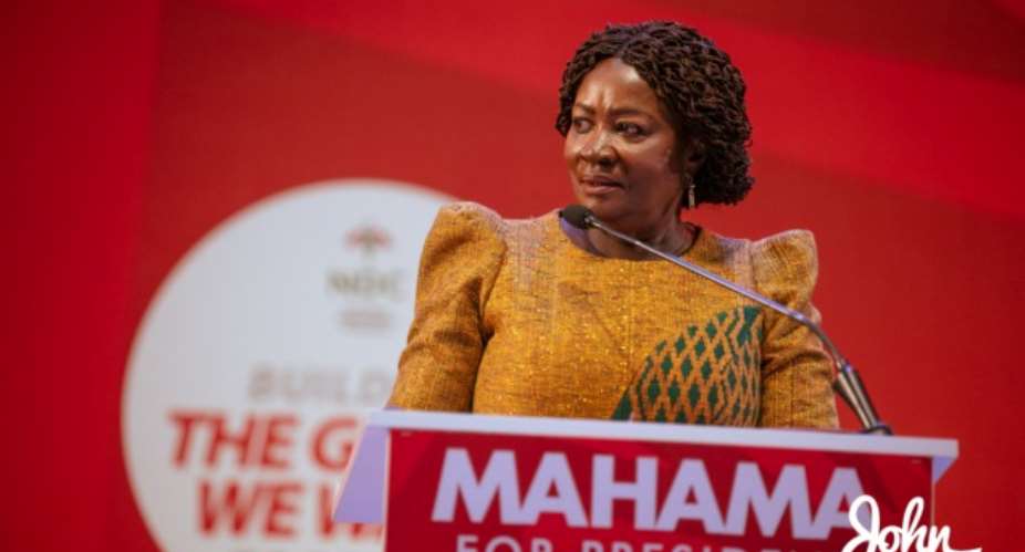The Vice Presidential Candidate of the National Democratic Congress (NDC), Prof. Jane Naana Opoku-Agyemang