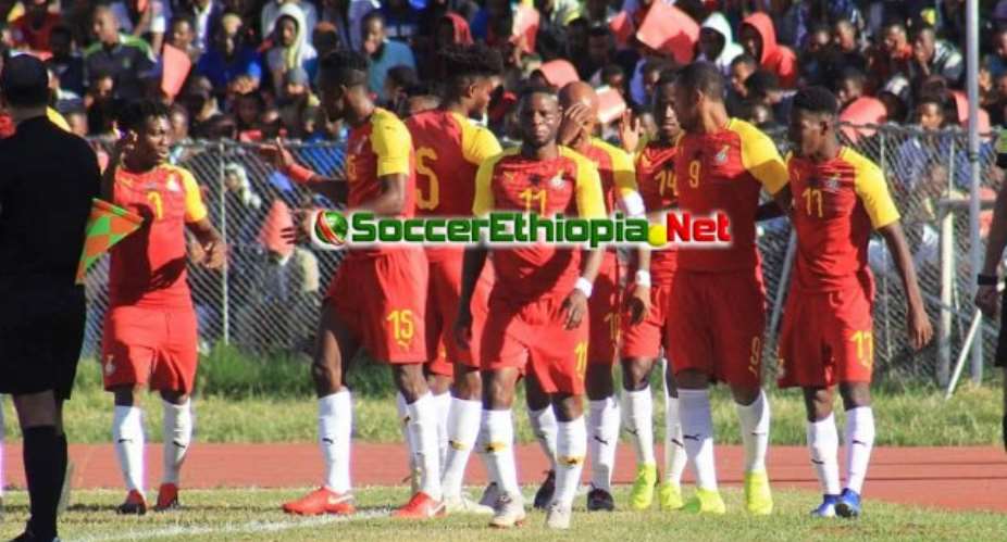 Ghana beat Ethiopia in Addis Ababa. Photo credit: soccerethiopia.net