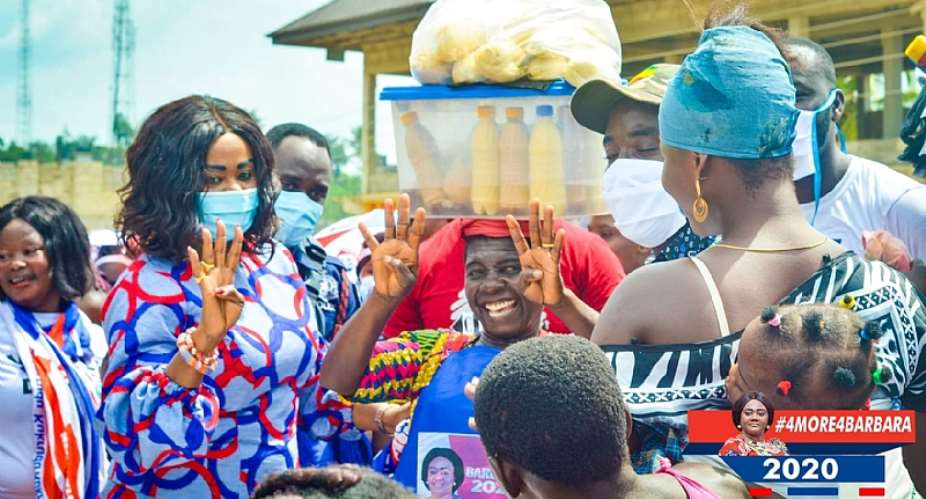 Election 2020: Bogoso Market Women Rallies Support For Barbara Oteng-Gyasi To Retain Seat