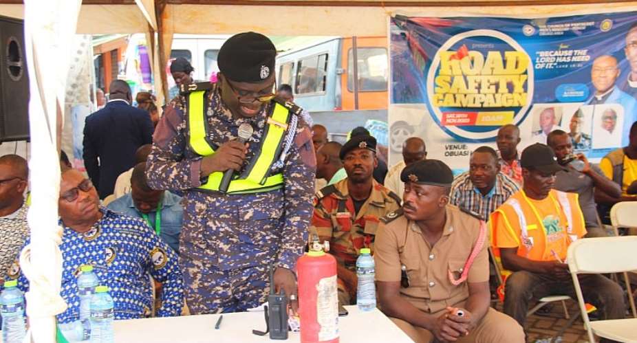 Obuasi Area Pemem Embarks On Road Safety Campaign