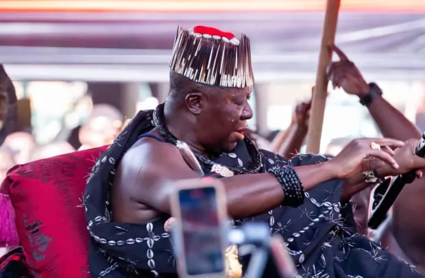 Otumfuo at the Akyempimhenes funeral rites